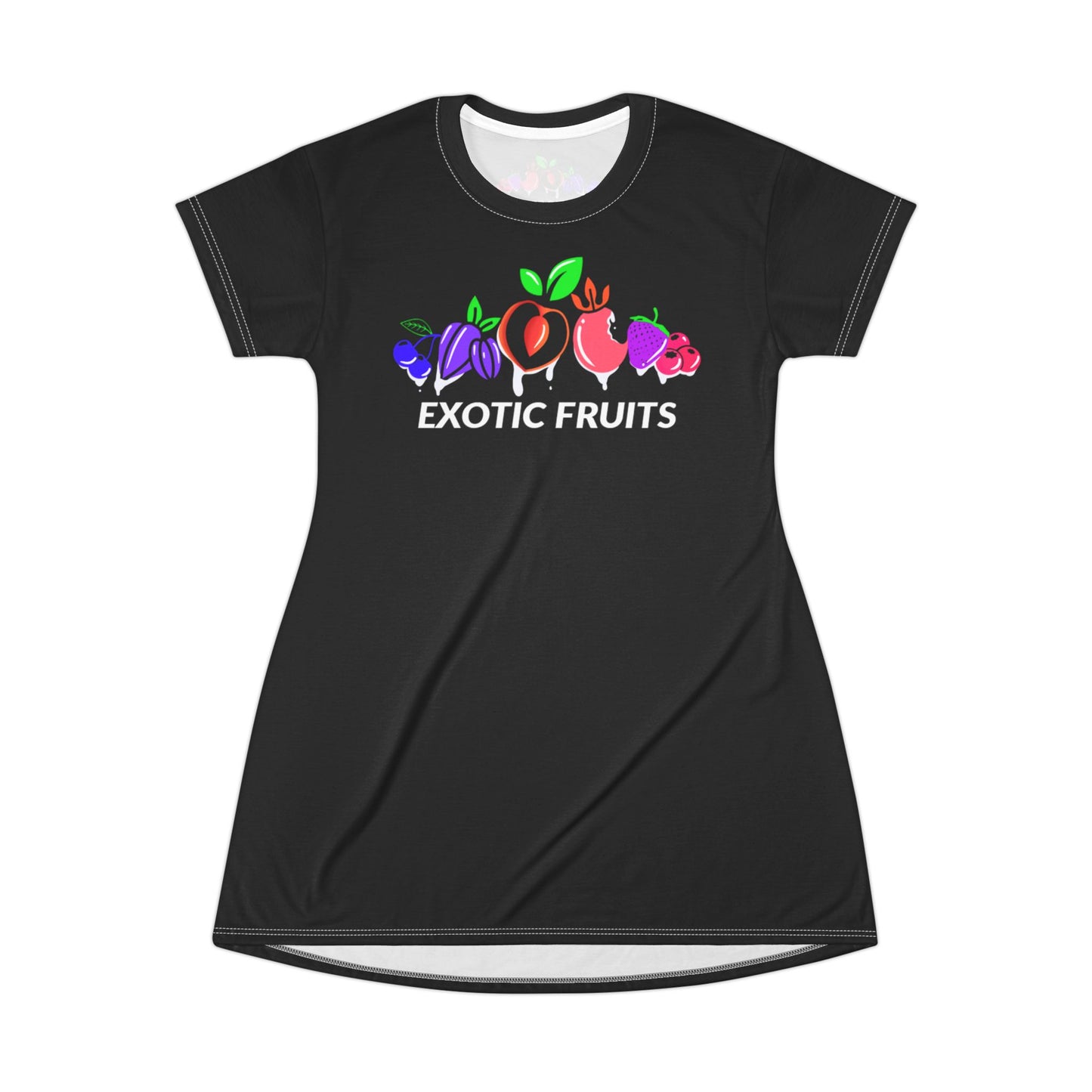 Exotic Fruits T-Shirt Dress