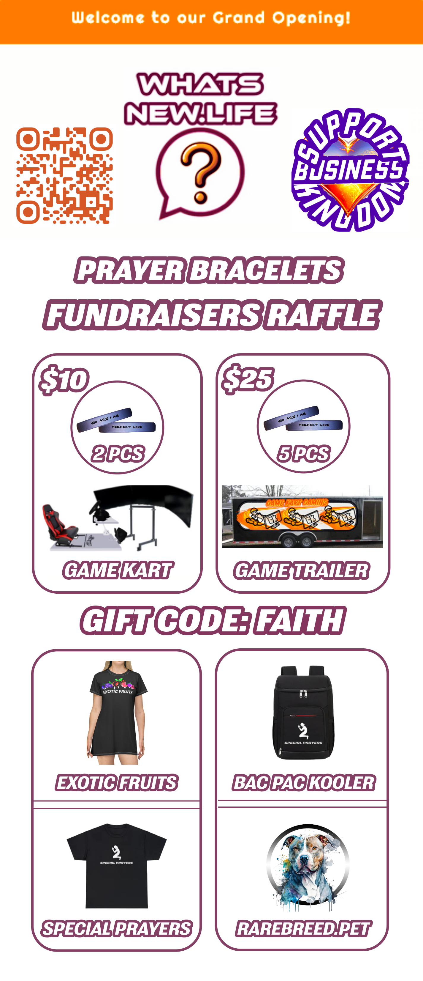 FUNDRAISERS - MEMBERSHIP