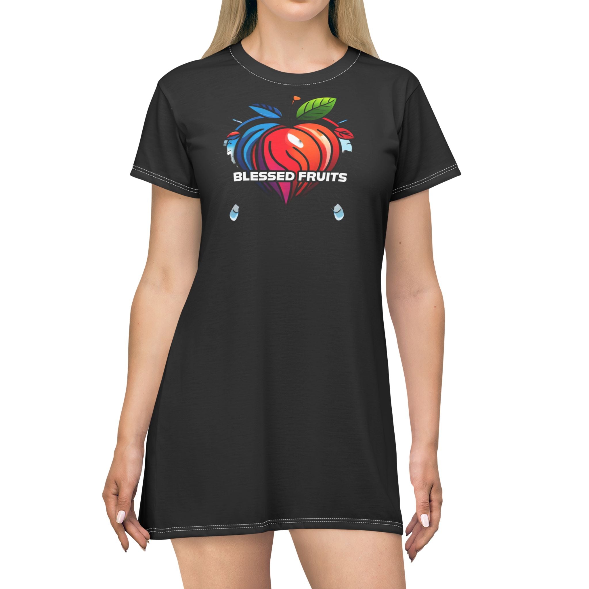 Blessed Fruits T-Shirt Dress