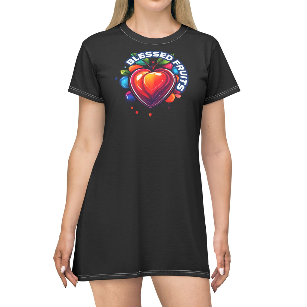 Blessed Fruits T-Shirt Dress