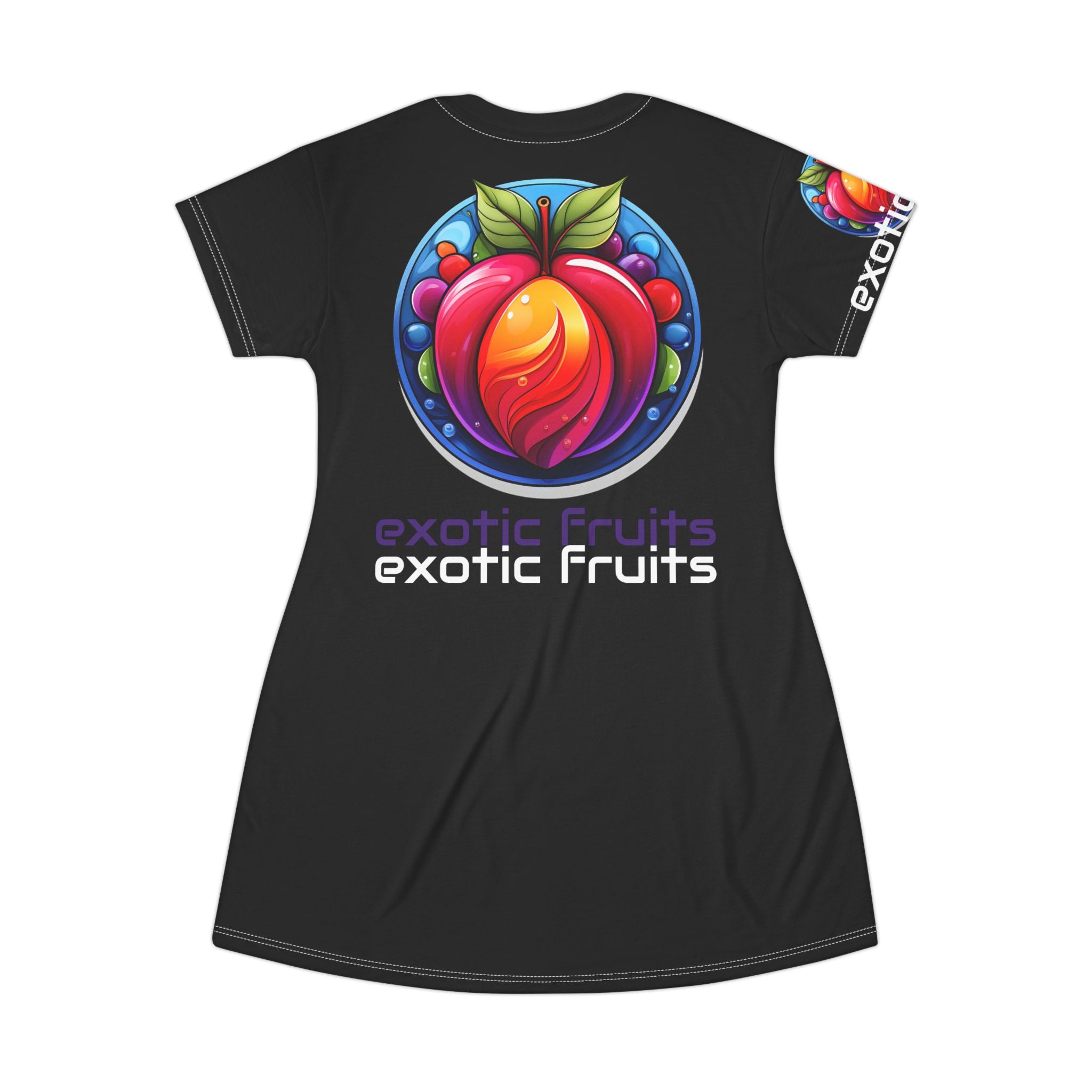 Exotic Fruits T-Shirt Dress
