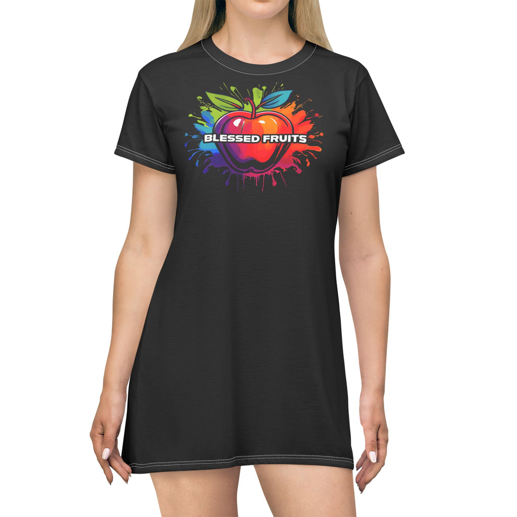 Blessed Fruits T-Shirt Dress