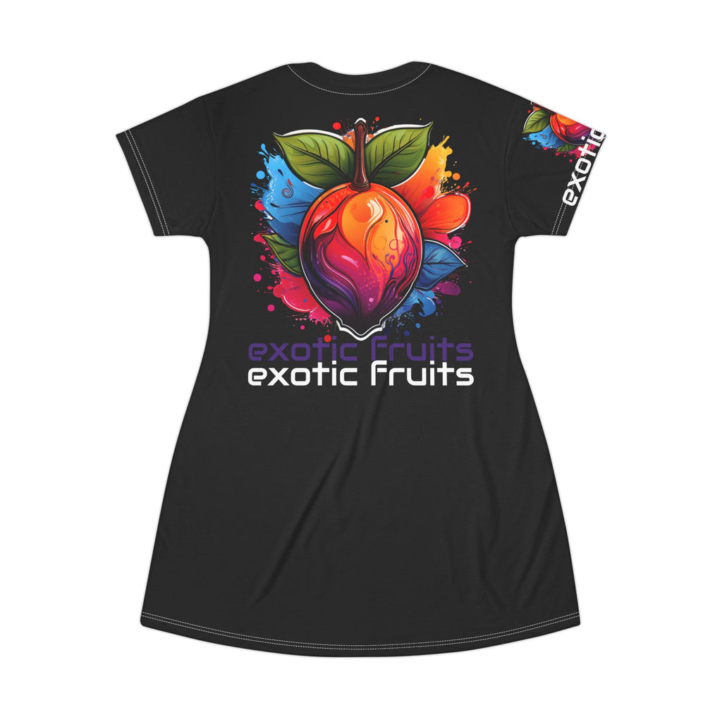 Exotic Fruits T-Shirt Dress