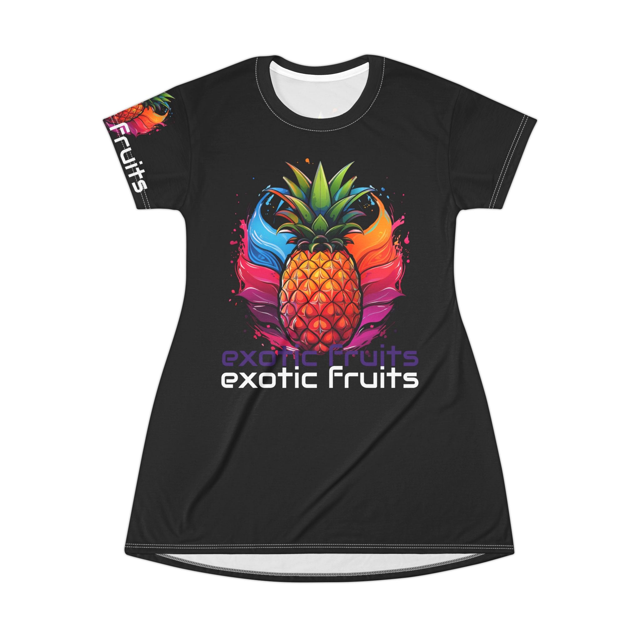 Exotic Fruits T-Shirt Dress
