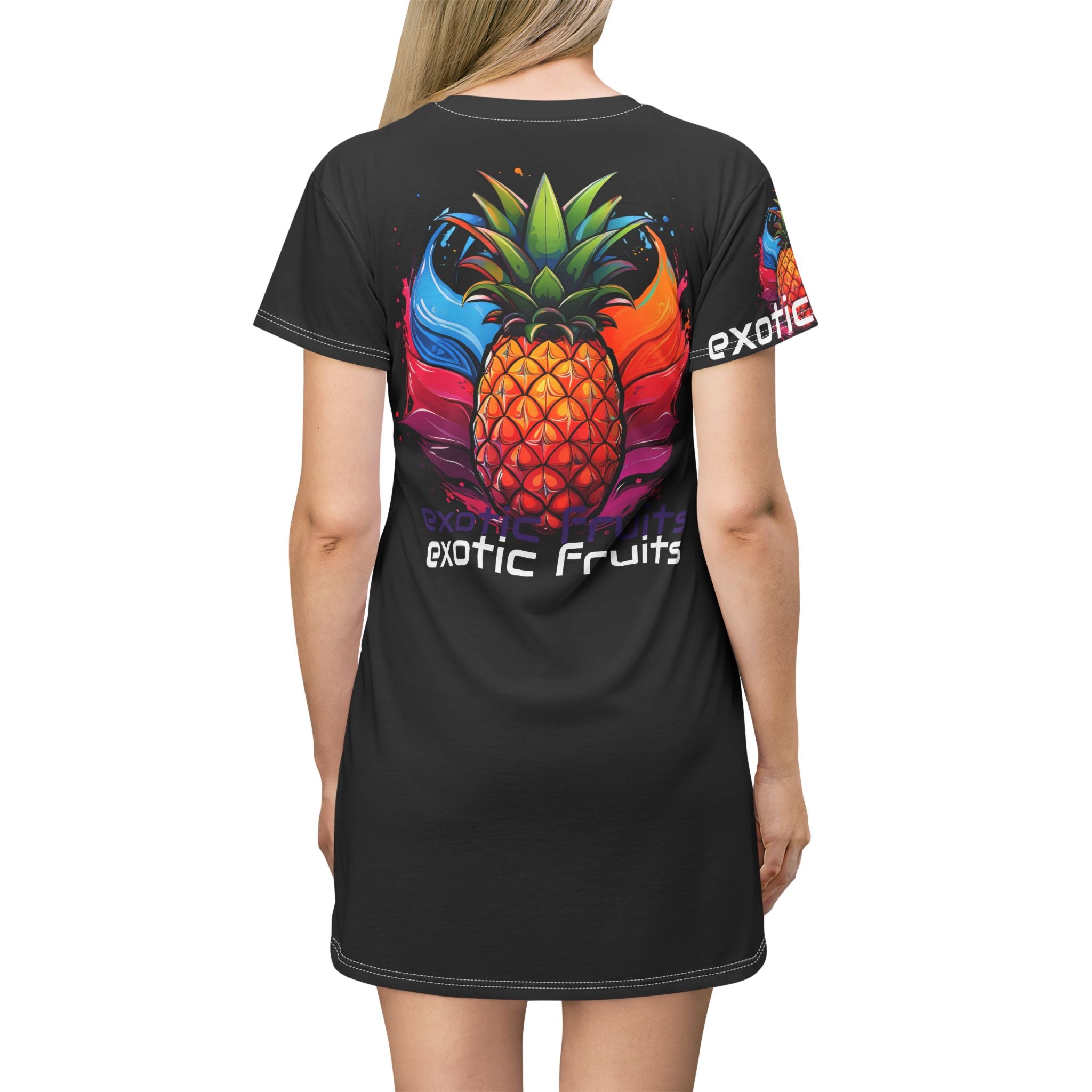 Exotic Fruits T-Shirt Dress