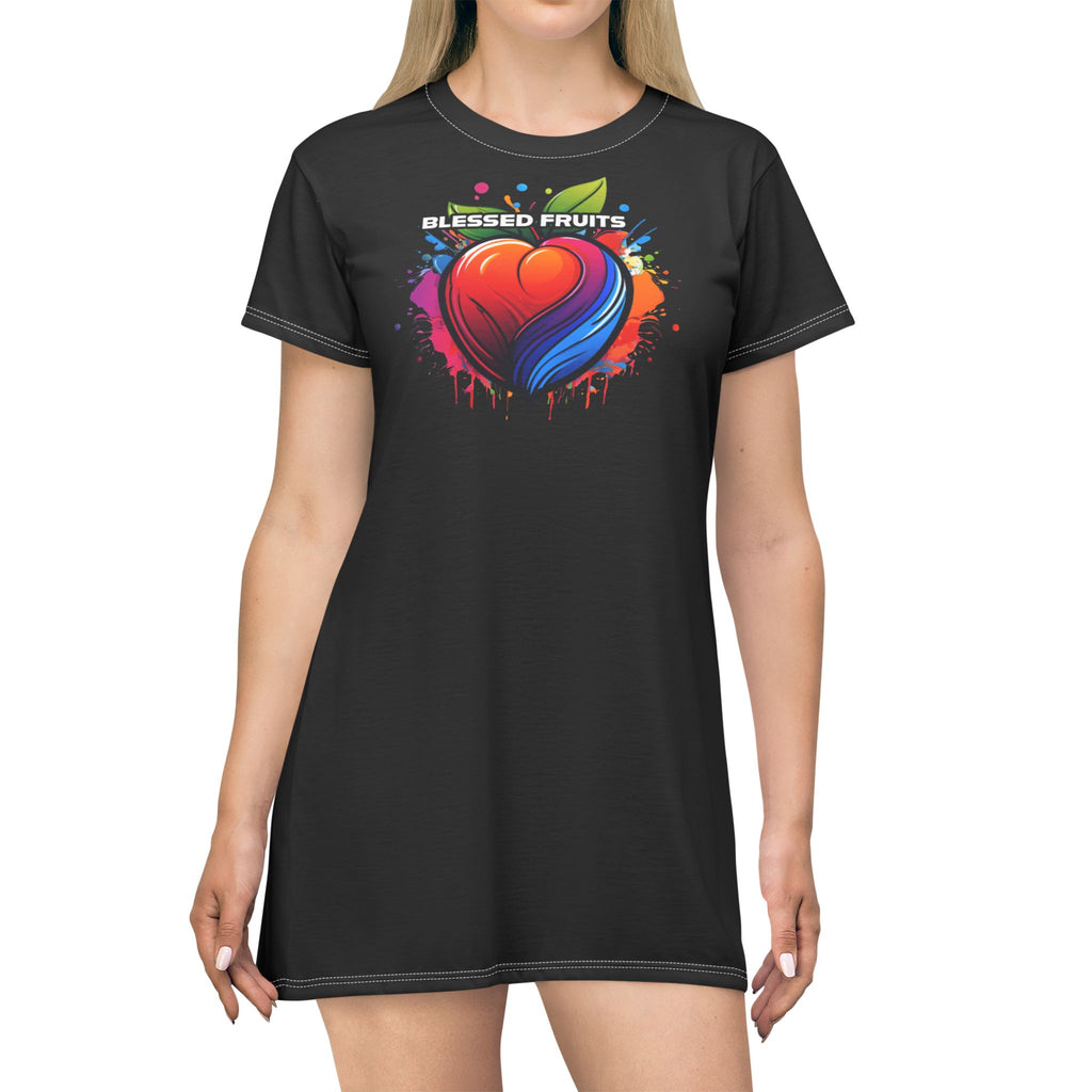 Blessed Fruits T-Shirt Dress