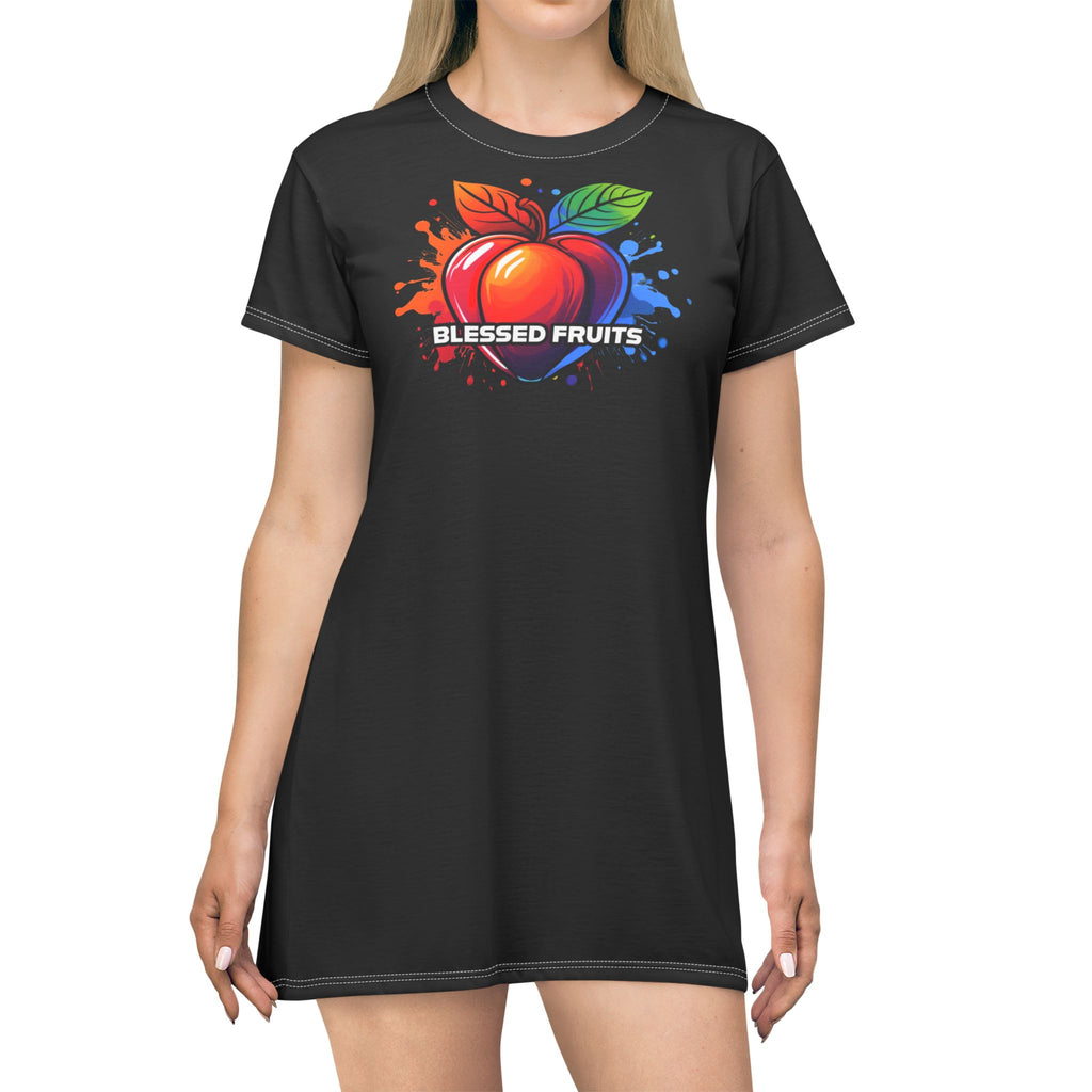 Blessed Fruits T-Shirt Dress
