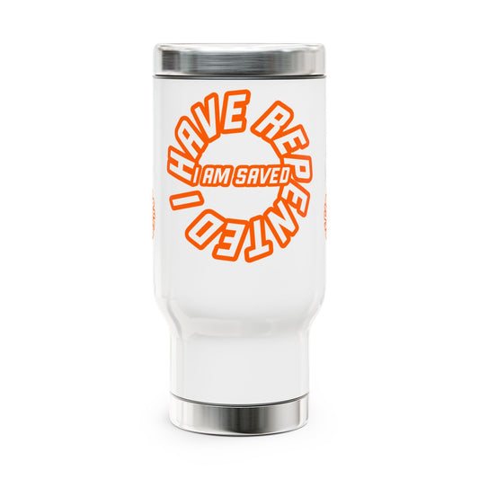 Special Prayers - (I Have Repented) Stainless Steel Travel Mug with Handle, 40oz