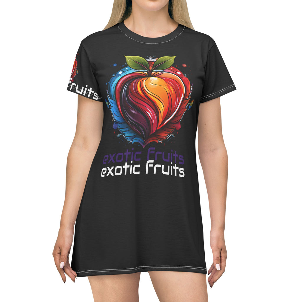 Exotic Fruits T-Shirt Dress