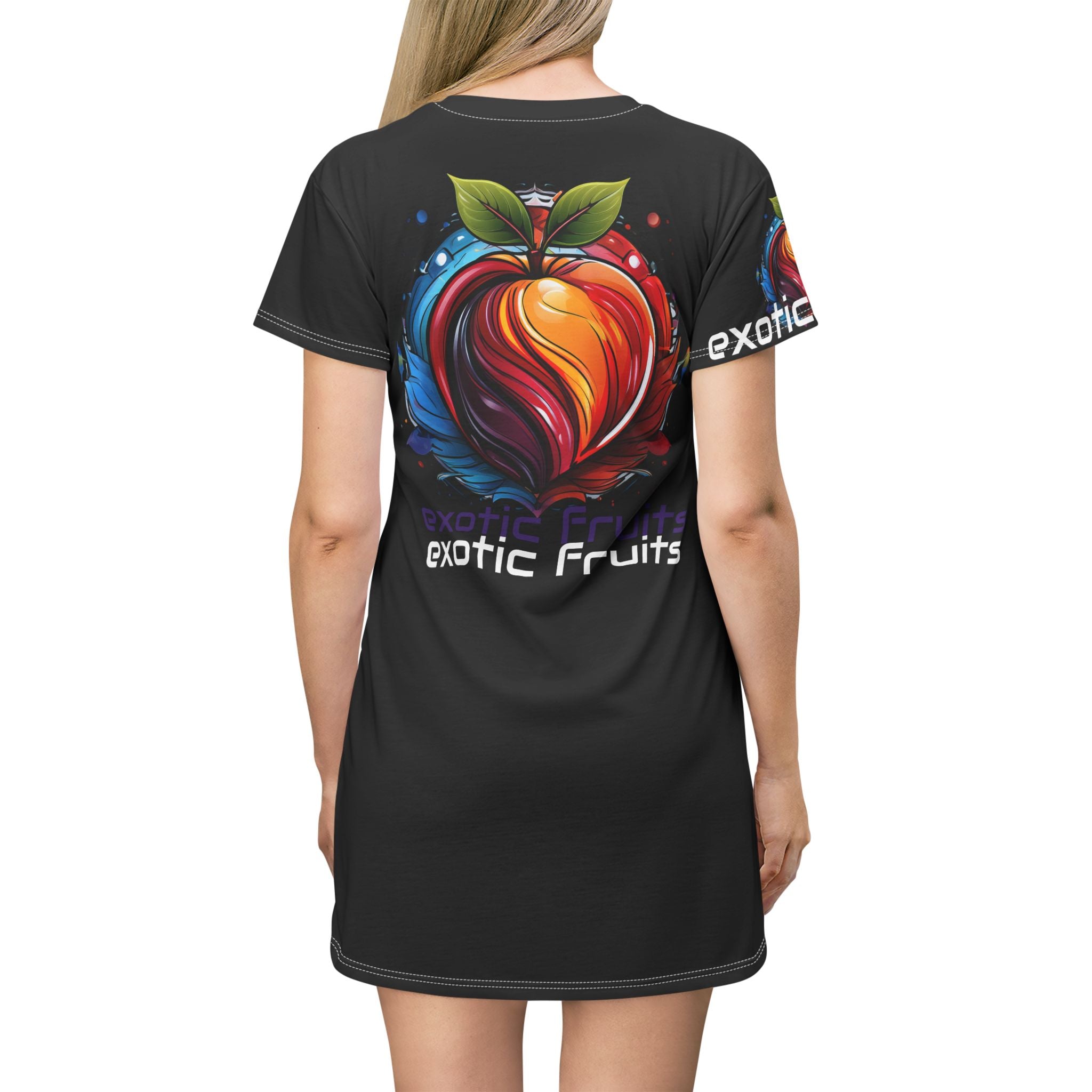 Exotic Fruits T-Shirt Dress