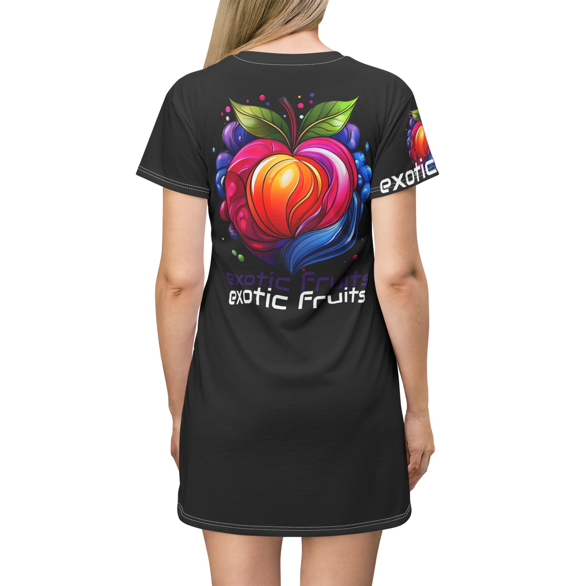 Exotic Fruits T-Shirt Dress