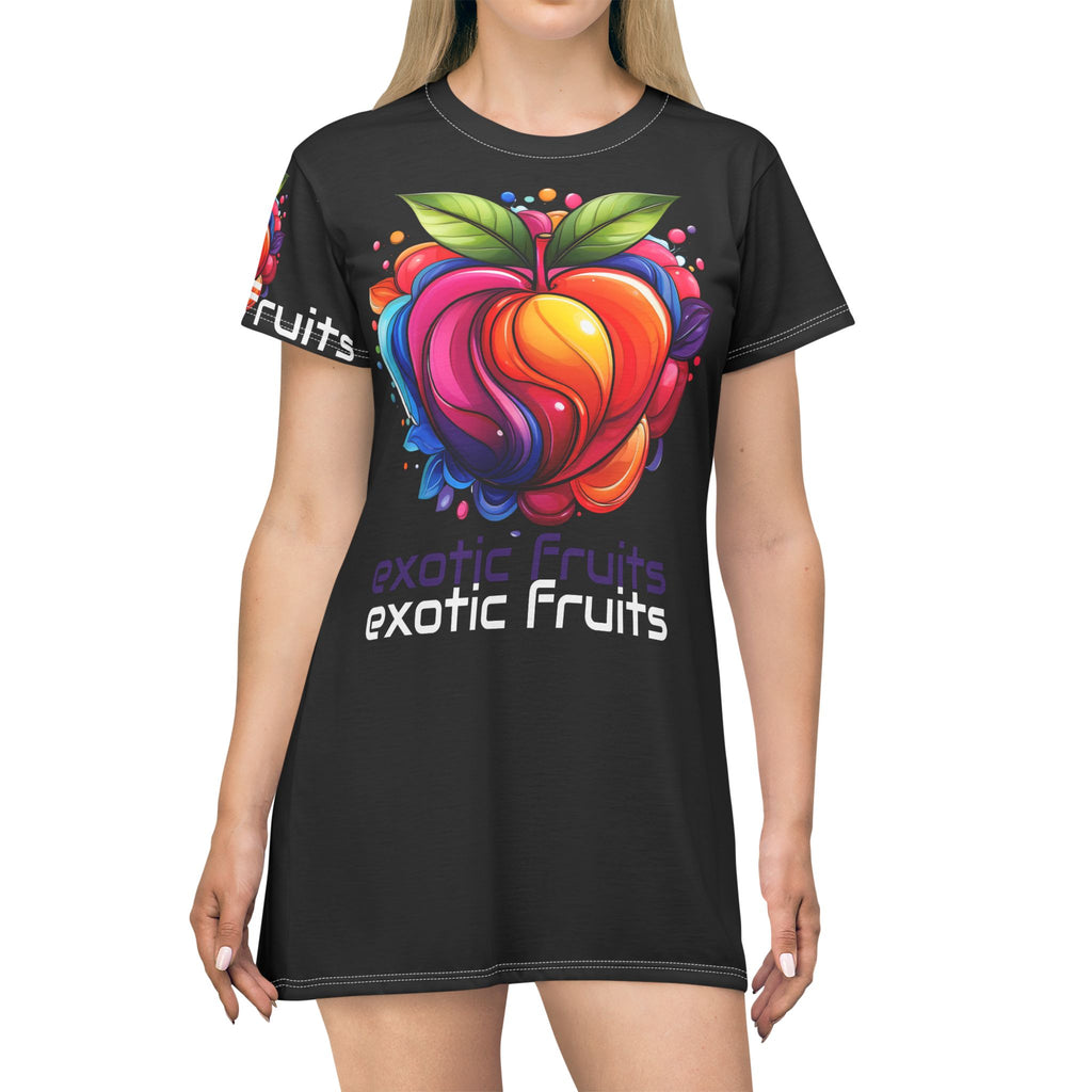 Exotic Fruits T-Shirt Dress