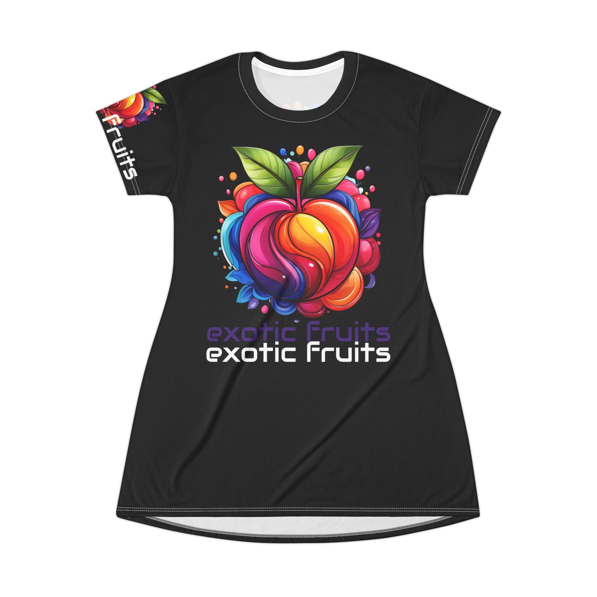 Exotic Fruits T-Shirt Dress