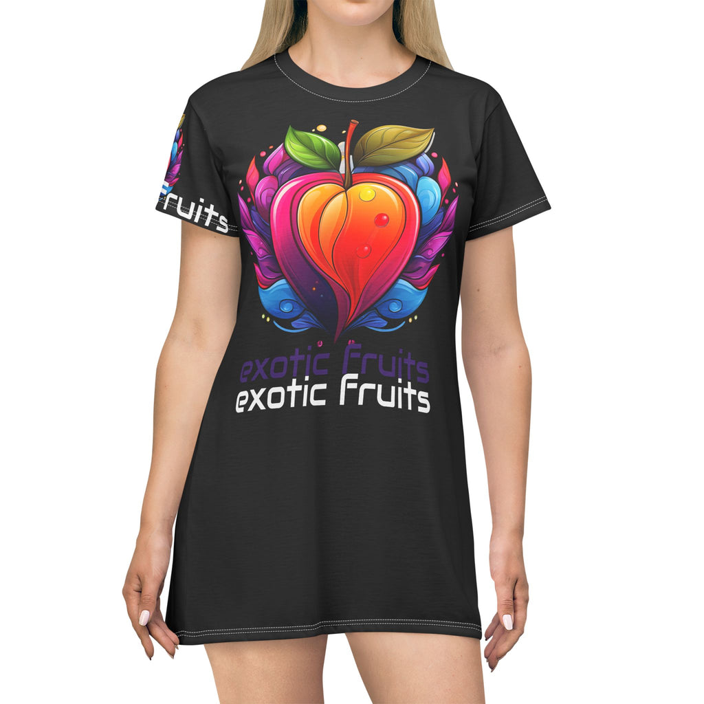 Exotic Fruits T-Shirt Dress