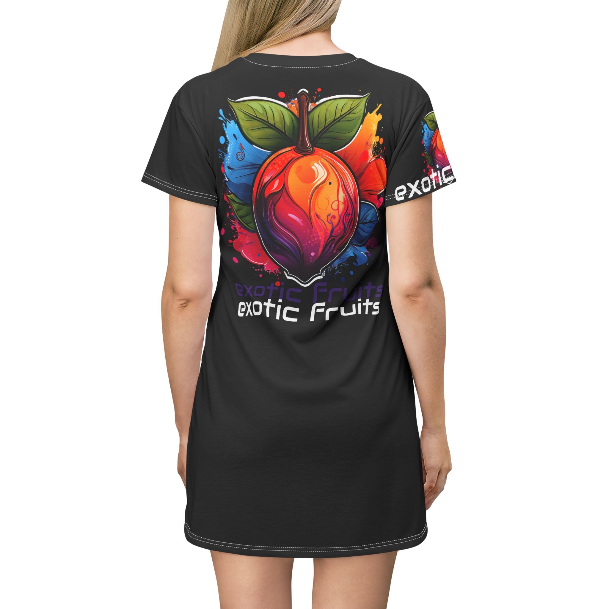Exotic Fruits T-Shirt Dress