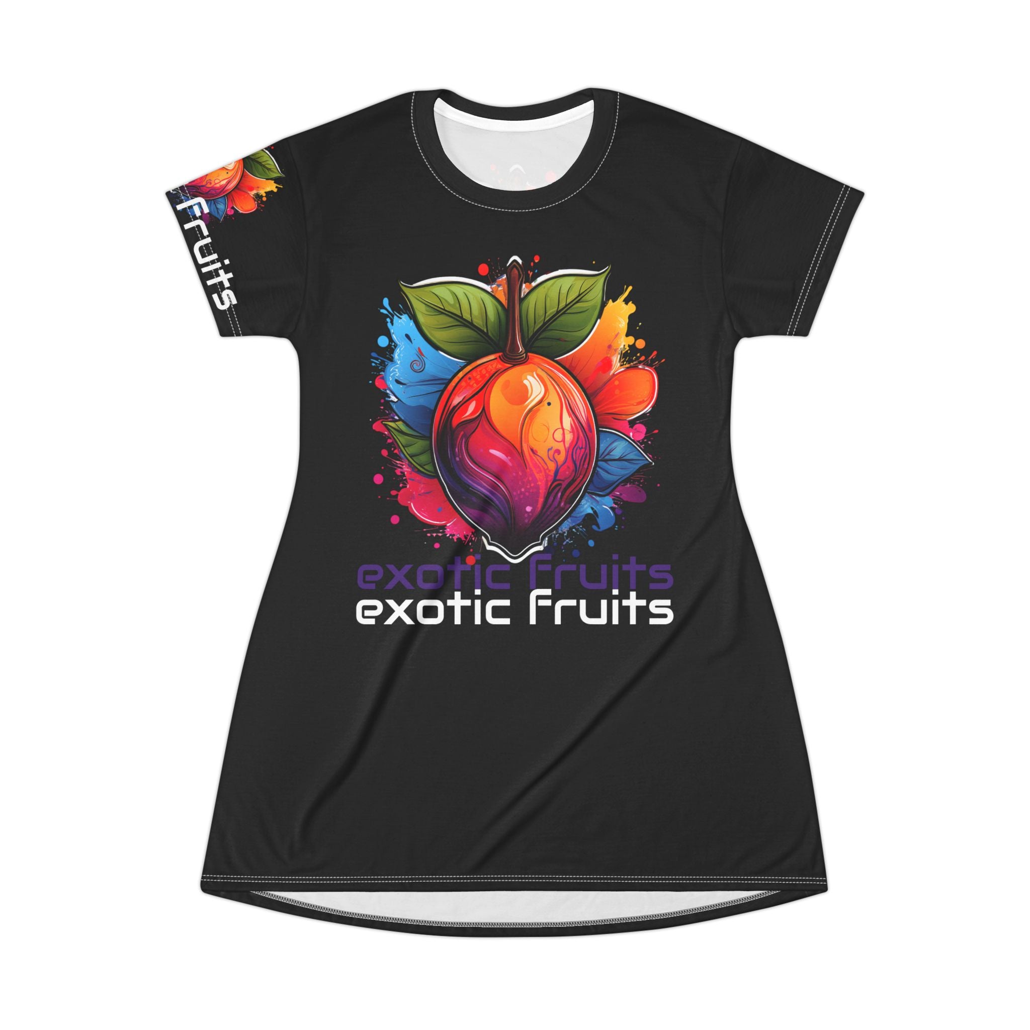 Exotic Fruits T-Shirt Dress
