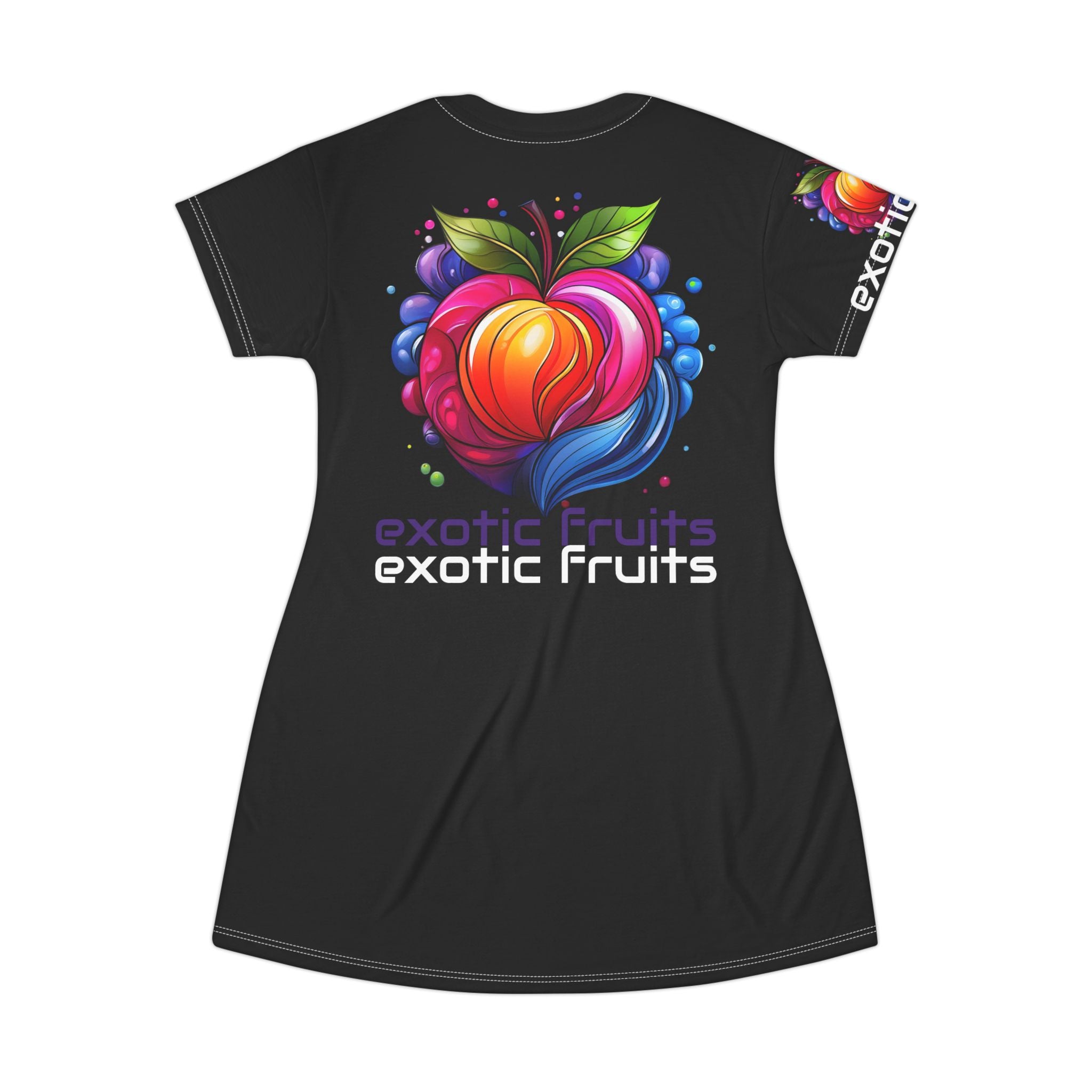 Exotic Fruits T-Shirt Dress