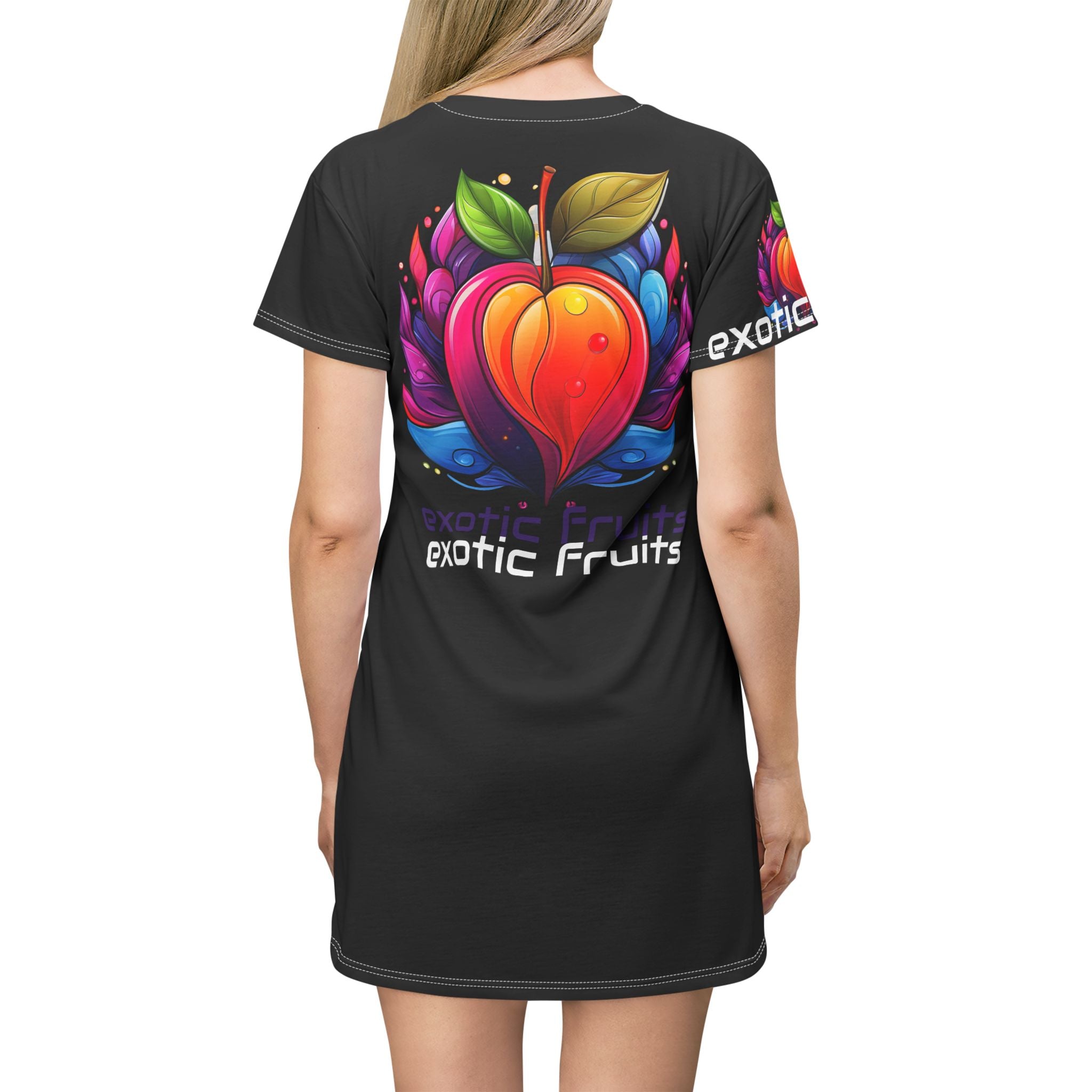 Exotic Fruits T-Shirt Dress