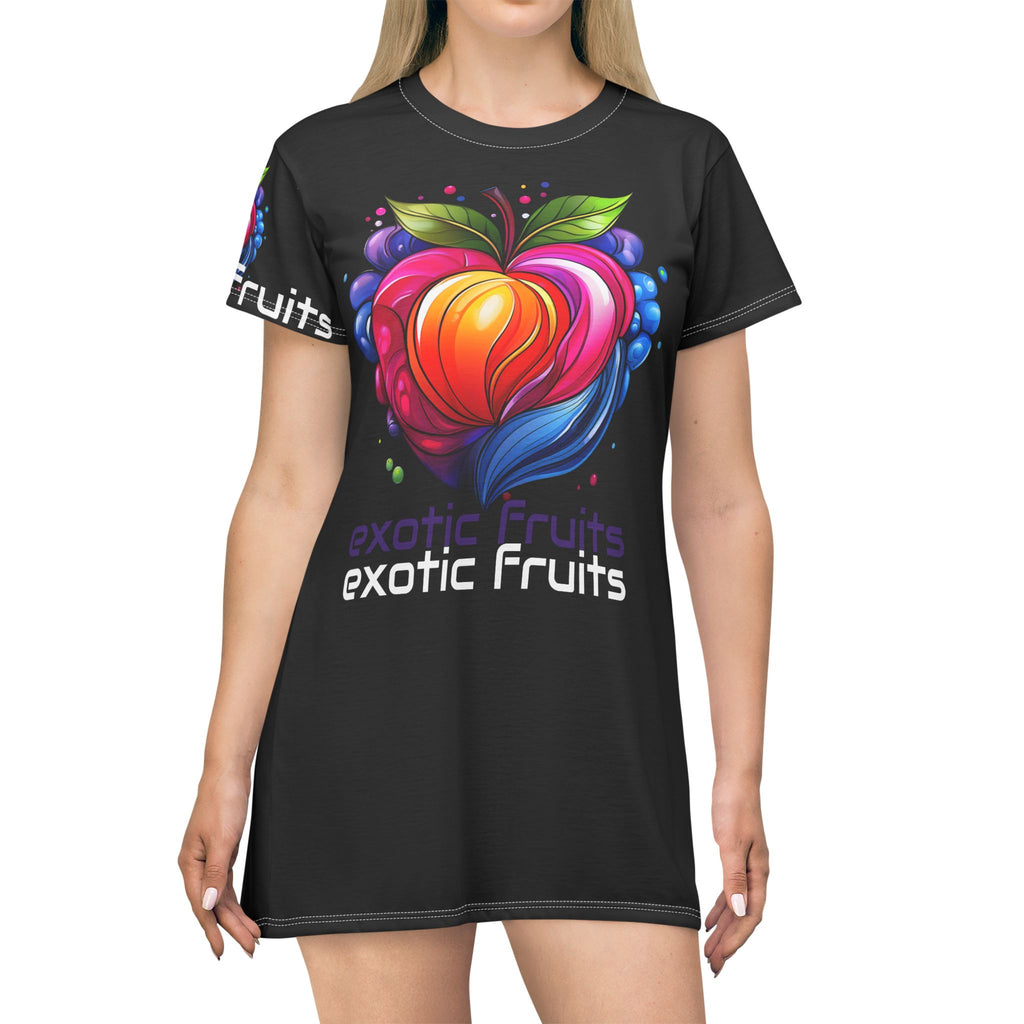 Exotic Fruits T-Shirt Dress