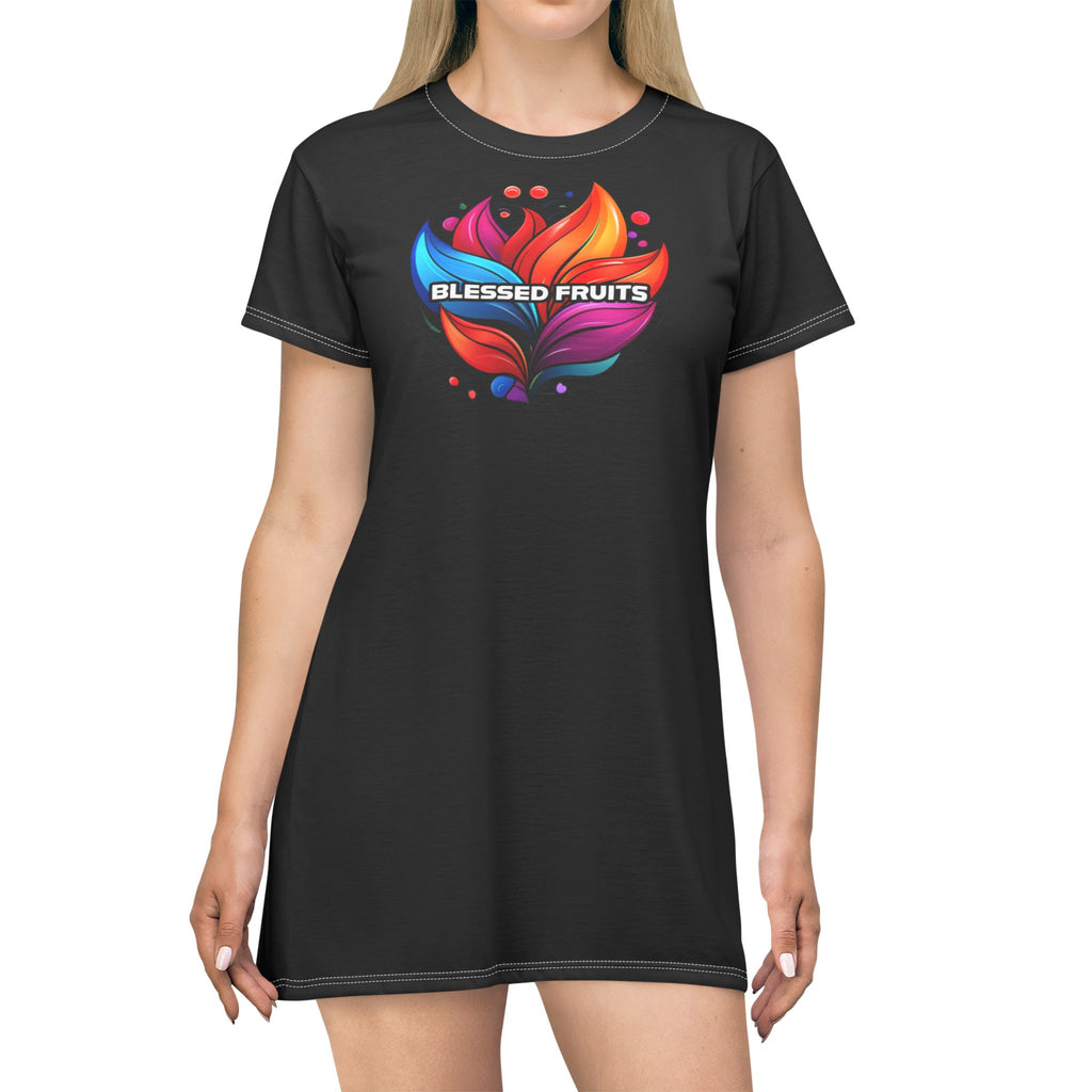 Blessed Fruits T-Shirt Dress