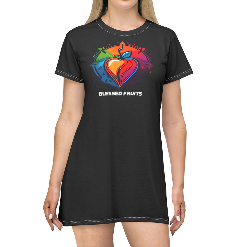 Blessed Fruits T-Shirt Dress