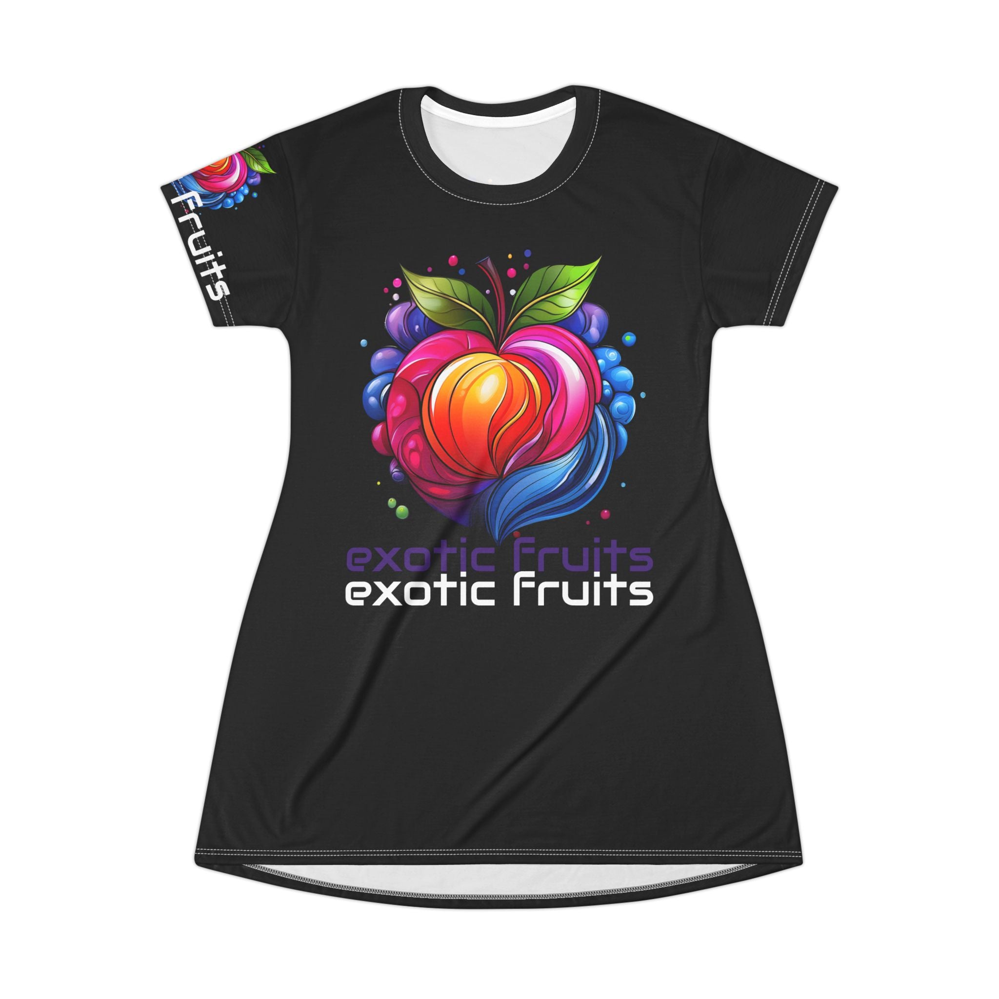 Exotic Fruits T-Shirt Dress