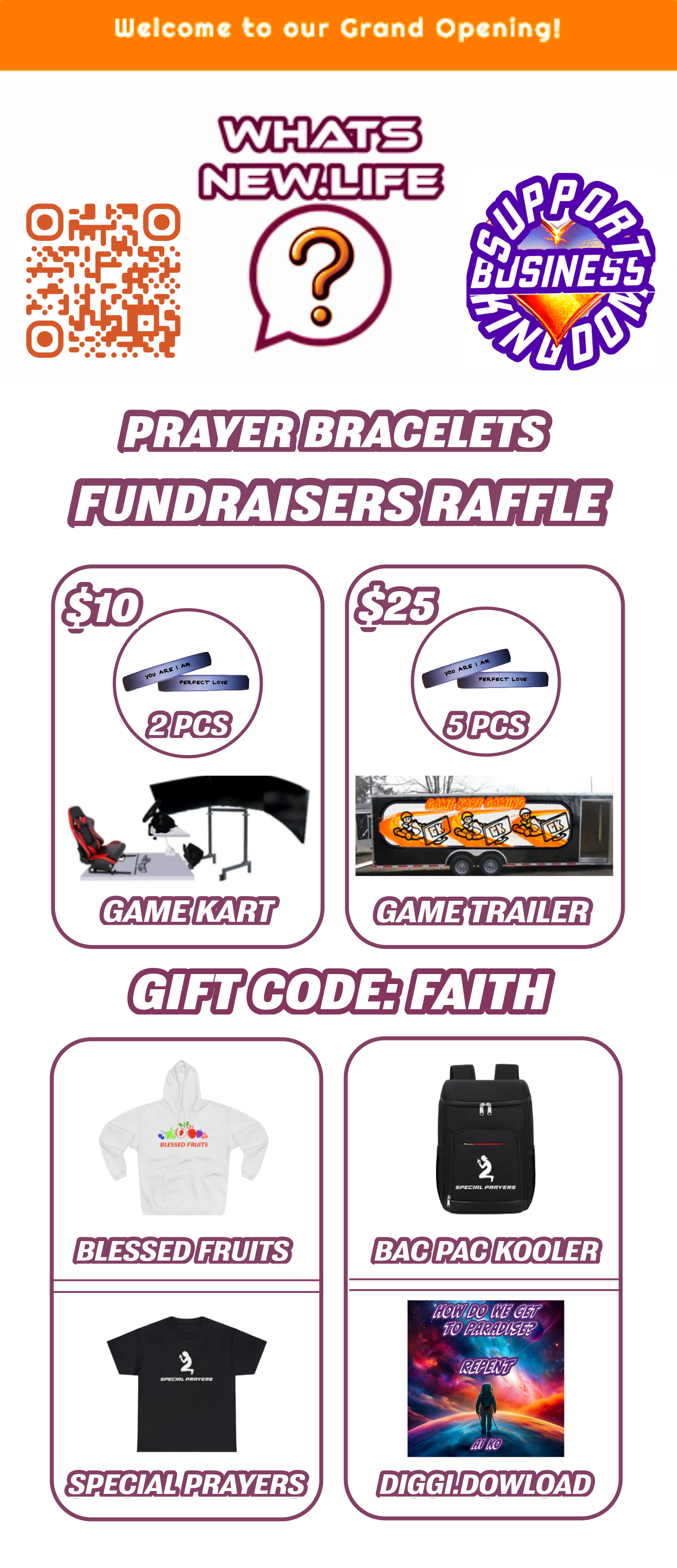 FUNDRAISERS - MEMBERSHIP