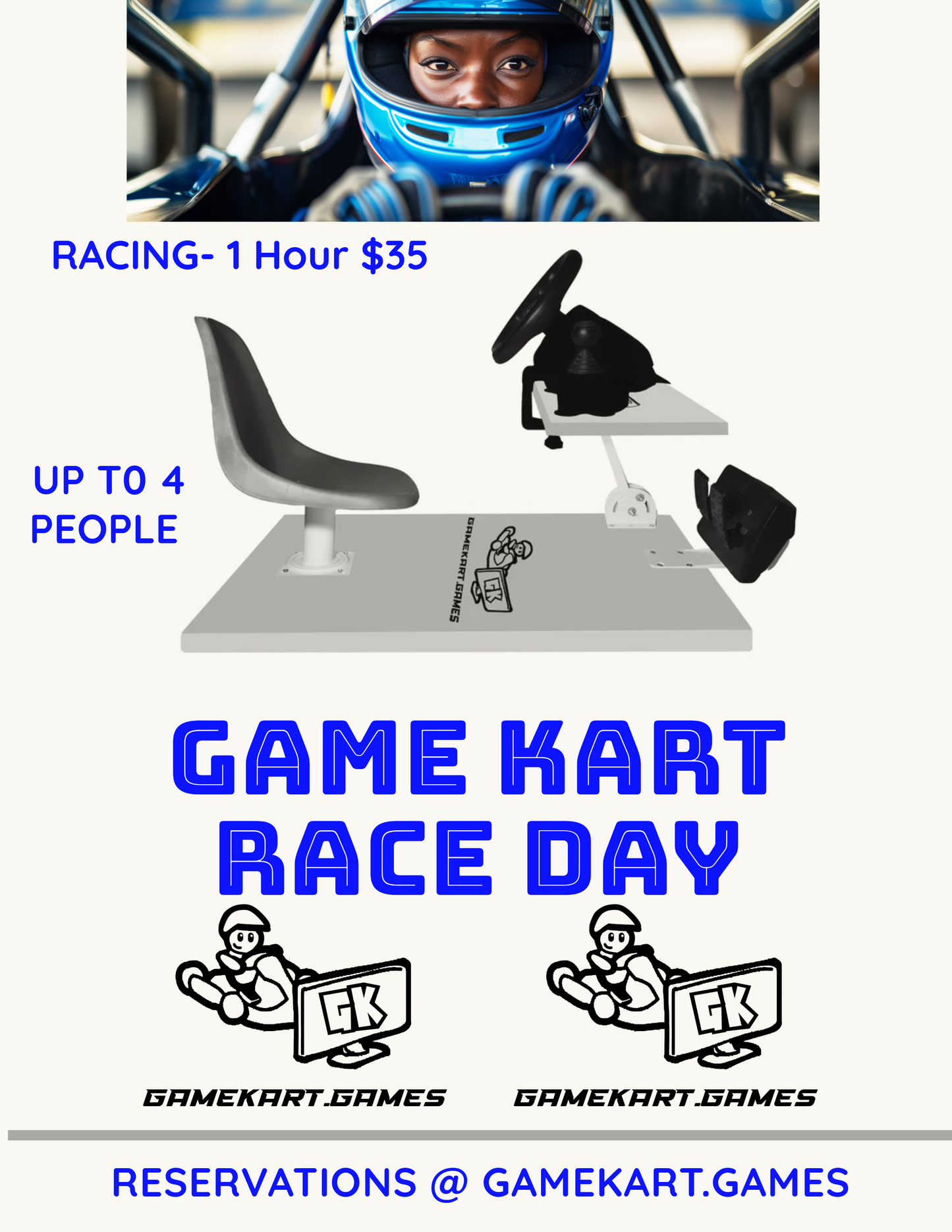 Game Kart Race - Sat. 1pm-2pm