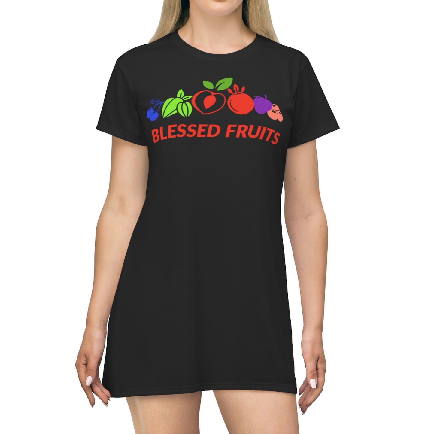 Blessed Fruits T-Shirt Dress