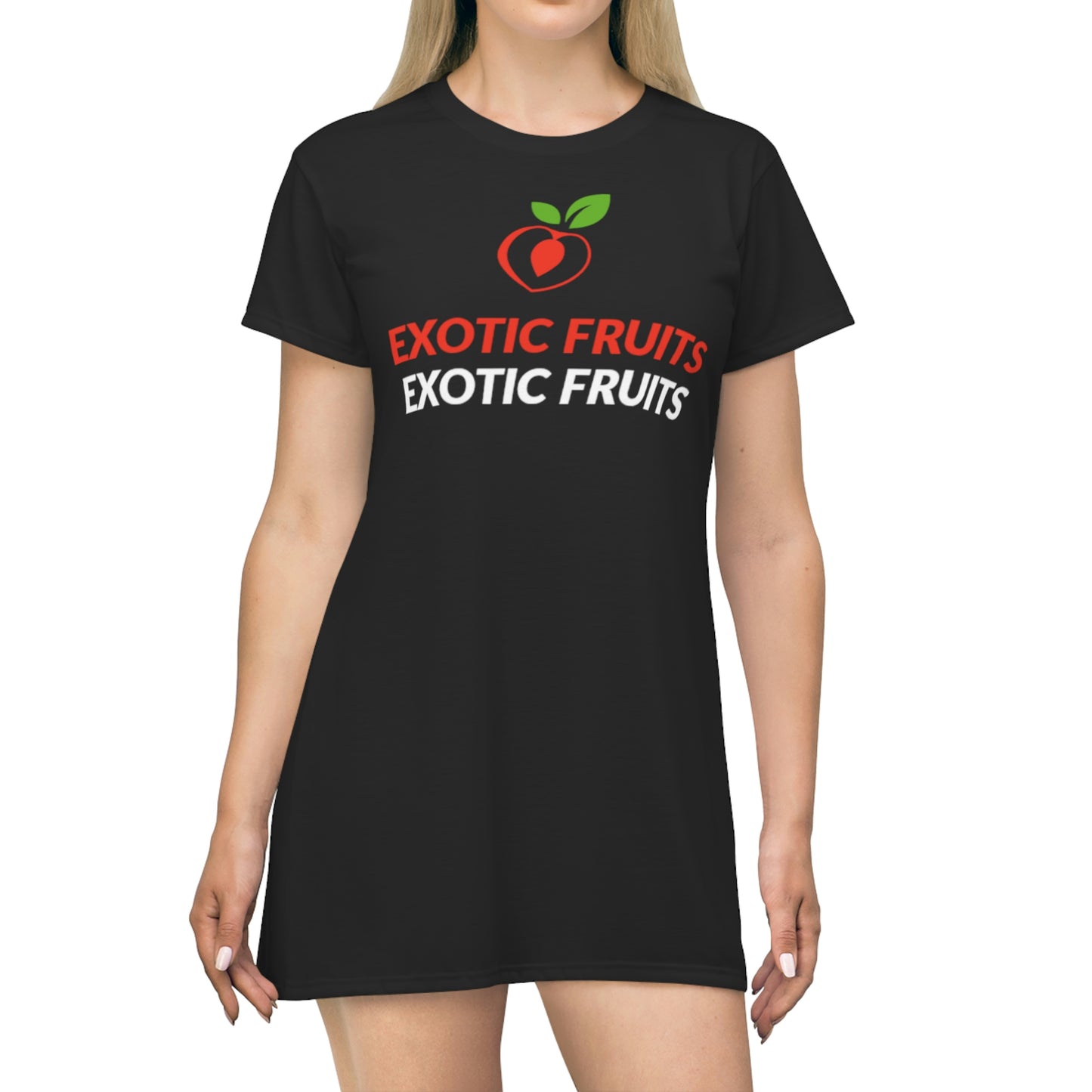 Exotic Fruits T-Shirt Dress