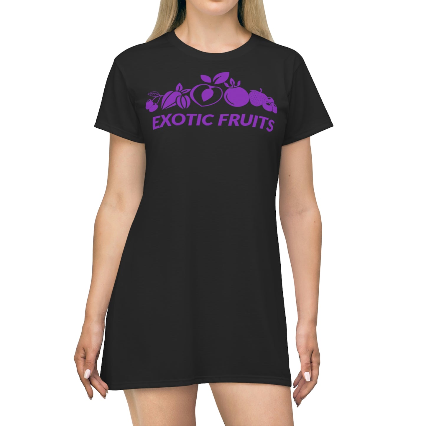 Exotic Fruits T-Shirt Dress