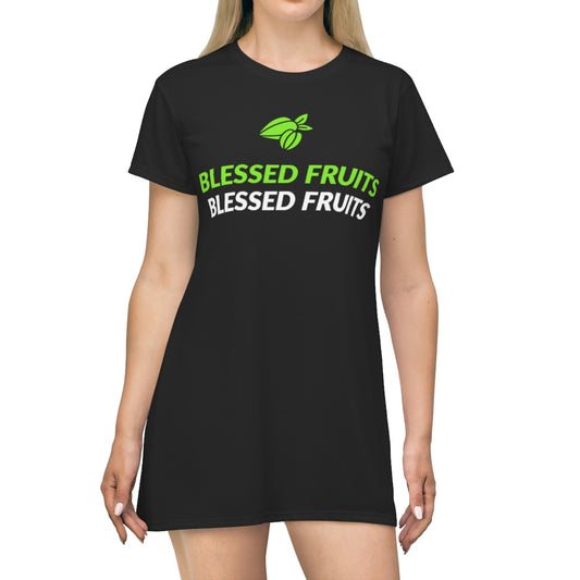 Blessed Fruits T-Shirt Dress