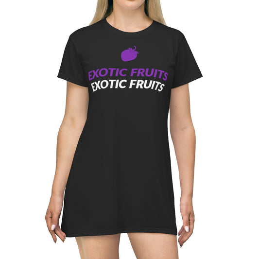 Exotic Fruits T-Shirt Dress