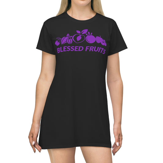 Blessed Fruits T-Shirt Dress