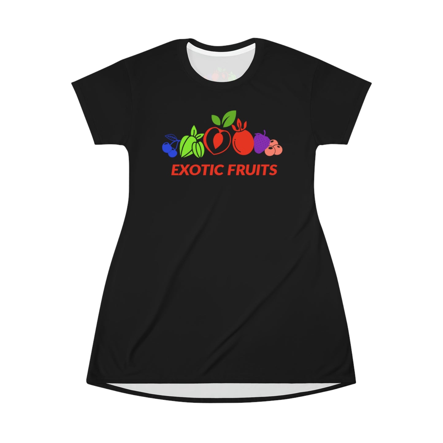 Exotic Fruits T-Shirt Dress