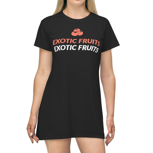 Exotic Fruits T-Shirt Dress