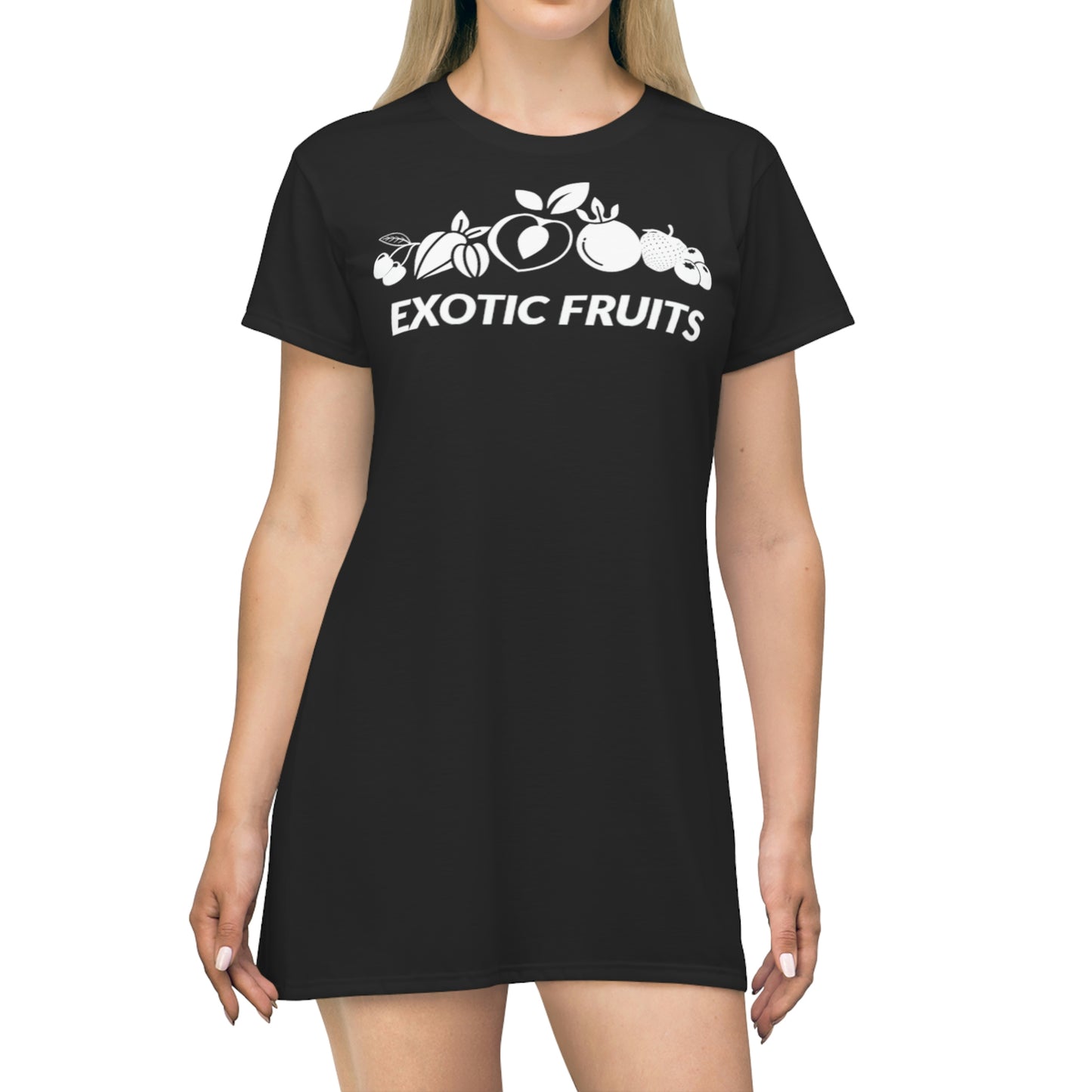 Exotic Fruits T-Shirt Dress